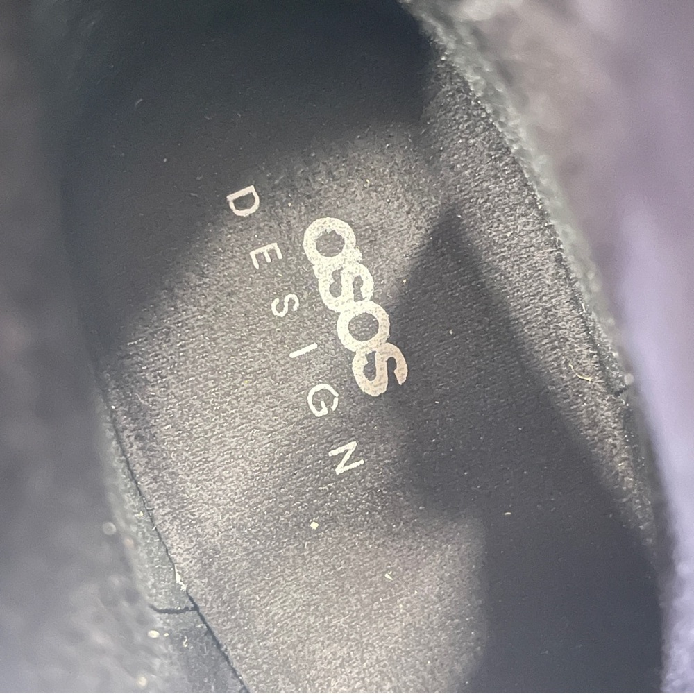 ASOS Navy Heeled Boots - Picture 6 of 7